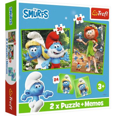 PUZZLE TREFL 2IN1 MEMO STRUMFII SI PRIETENII LUI VIV93656