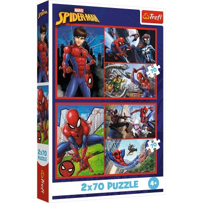 PUZZLE TREFL 2X70 MARVEL SPIDER-MAN AVENTURILE LUI SPIDER-MAN VIV34443