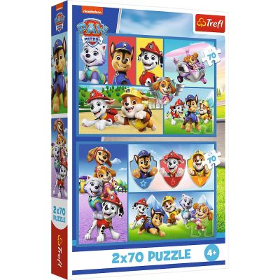 PUZZLE TREFL 2X70 PATRULA CATELUSILOR ECHIPA CATELUSILOR VIV34441