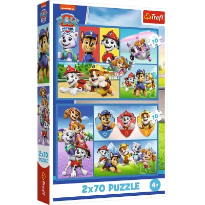 PUZZLE TREFL 2X70 PATRULA CATELUSILOR ECHIPA CATELUSILOR VIV34441