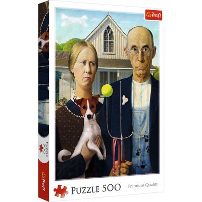 PUZZLE TREFL 500 AMERICAN GOTHIC VIV37526