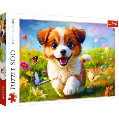 PUZZLE TREFL 500 CATELUL FERICIT VIV37524