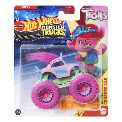 HOT WHEELS MONSTER TRUCK MASINUTA TROLLS POPPY SCARA 1:65 VIVMTFYJ44_JDP86