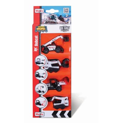 MAISTO SET 4 UTILAJE BOBCAT VIVMST12435