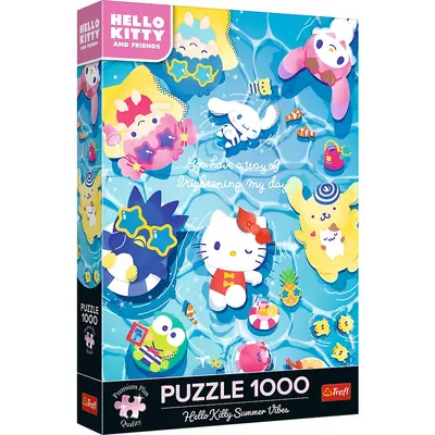 PUZZLE TREFL 1000 PREMIUM PLUS HELLO KITTY RELAXARE DE VARA VIV12067