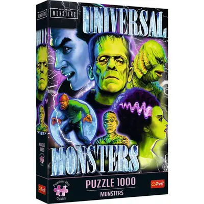 PUZZLE TREFL 1000 PREMIUM PLUS MONSTRI VIV12070