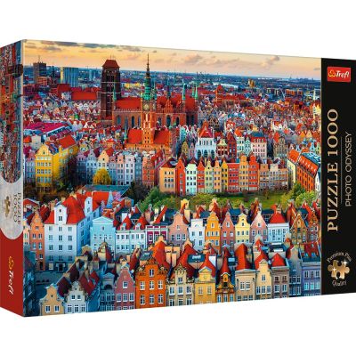 PUZZLE TREFL 1000 PREMIUM PLUS PHOTO ODYSSEY VEDERE A ORASULUI GDANSK POLONIA VIV10856