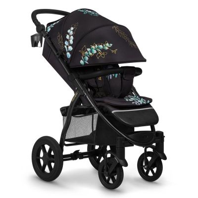 Carucior sport, Lionelo, Annet Tour Golden Moments, Editie Limitata, 0 luni+, Capotina impermeabila UPF 50+, Maner reglabil, Plasa de tantari, Suport biberon, Saculet pentru picioare, Pana la 22 kg, Certificare TUV, Negru BYNLO-ANNET_TOUR_GOLDEN_MOMENTS