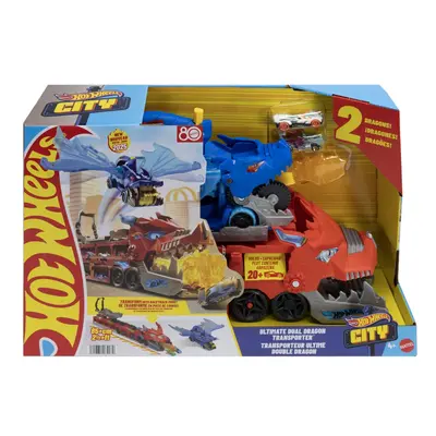 HOT WHEELS CITY TRANSPORTATOR SUPREM CU 2 DRAGONI VIVMTJBM72