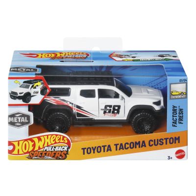 HOT WHEELS MASINUTA METALICA CU SISTEM PULL BACK TOYOTA TACOMA CUSTOM FACTORY FRESH SCARA 1:43 VIVMTHPR70_JCL98