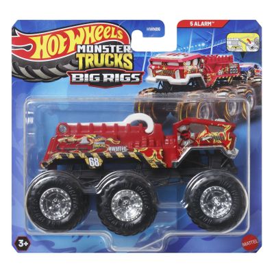HOT WHEELS MONSTER TRUCK BIG RIGS MASINUTA METALICA CU 6 ROTI 5 ALARM SCARA 1 LA 64 VIVMTHWN86_HWN94