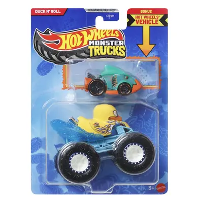 HOT WHEELS MONSTER TRUCK SI MASINUTA METALICA DUCK N ROLL VIVMTGRH81_JCG36