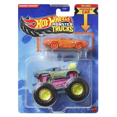 HOT WHEELS MONSTER TRUCK SI MASINUTA METALICA RODGER DODGER VIVMTGRH81_JCG44