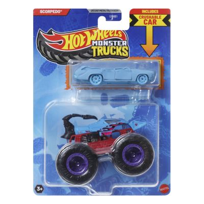HOT WHEELS MONSTER TRUCK SI MASINUTA METALICA SCORPEDO VIVMTGRH81_JCG30