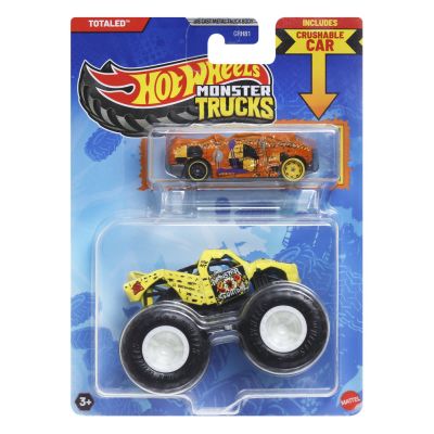 HOT WHEELS MONSTER TRUCK SI MASINUTA METALICA TOTALED VIVMTGRH81_JCG32