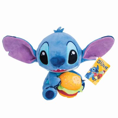 JUCARIE DE PLUS DISNEY STITCH CU BURGER 25CM VIV1607-01732