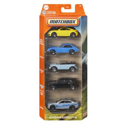 MATCHBOX SET 5 MASINUTE METALICE AUTOBAHN EXPRESS VI SCARA 1:64 VIVMTC1817_JBX19