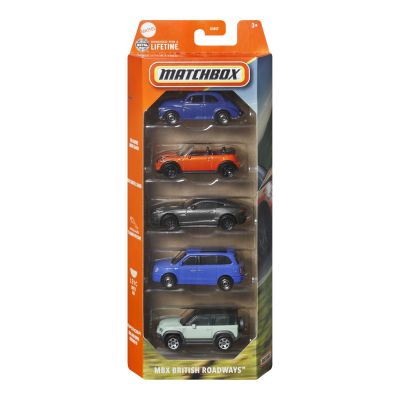 MATCHBOX SET 5 MASINUTE METALICE MBX BRITISH ROADWAYS SCARA 1:64 VIVMTC1817_JBX33