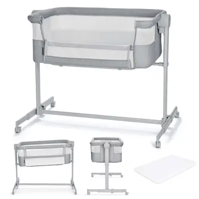 PATUT CO-SLEEPER KINDERKRAFT NESTE UP, FULL LIGHT GREY VIVKLNEUP02LGRF000