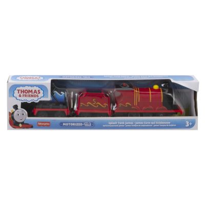THOMAS LOCOMOTIVA MOTORIZATA SPLASH TANK JAMES CU 2 VAGOANE VIVMTHFX97_HNN07