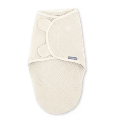 Ingenuity - sistem de infasare swaddle me 0-3 luni, muselina, colectia original, cream bbb17386-003