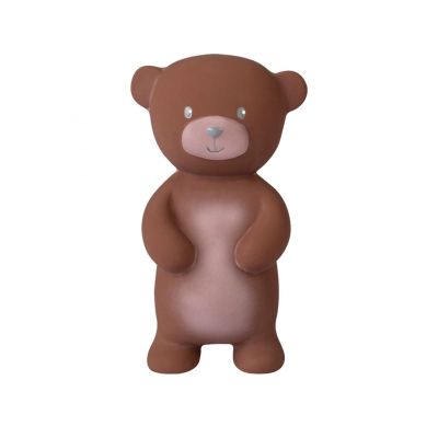 Jucarie Senzoriala Urs Din Cauciuc Natural Pur, Certificata Non-toxic, Fara Bpa, Ftalati Si Pvc, Potrivita De La 0 Luni, Tikiri Pjb16722-9