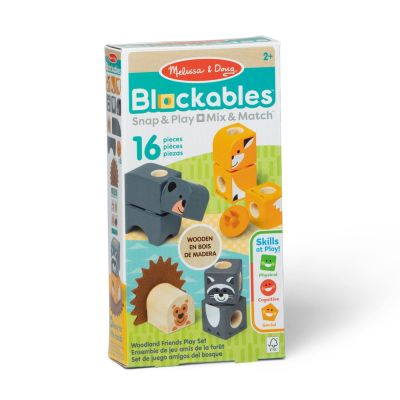 MELISSA AND DOUG SET DE CONSTRUCTIE DIN LEMN PRIETENII PADURII VIV6074895