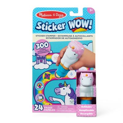 MELISSA AND DOUG SET DE JOACA AUTOCOLANTE SI STAMPILA REINCARCABILA UNICORN VIV6074898