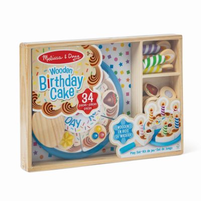 MELISSA AND DOUG SET DE JOACA DIN LEMN TORT ANIVERSAR VIV6074876