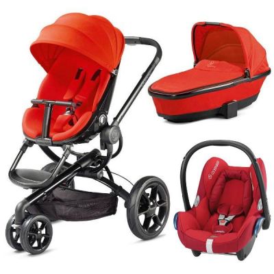 Carucior Moodd Red + Landou Foldable + Cos Auto Maxi Cosi Cabriofix - BCT7660_8_2