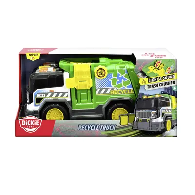 DICKIE CAMION DE RECICLARE CU LUMINI SI SUNETE 30CM VIV203306021