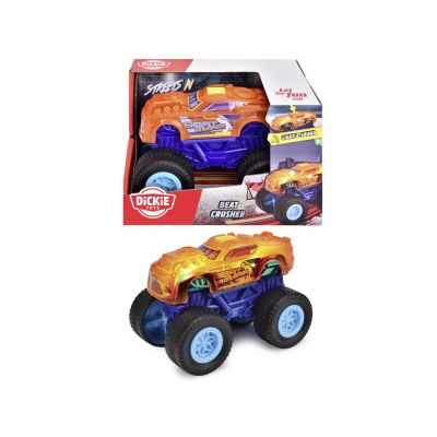 DICKIE MASINA DE TEREN BEAT CRUSHER CU LUMINI SI SUNETE 17CM VIV203762007