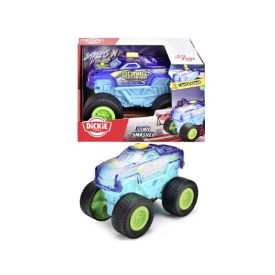 DICKIE MASINA DE TEREN SONIC SMASHER CU LUMINI SI SUNETE 17CM VIV203762006