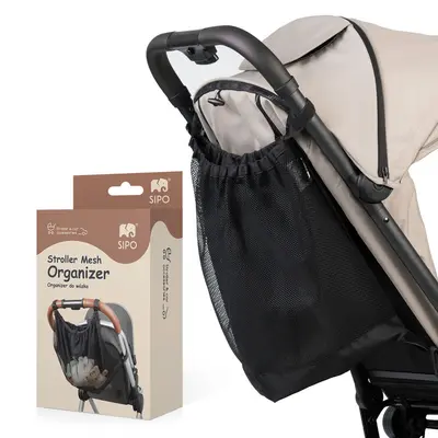 Gentuta multifunctionala pentru maner carucior, Negru, Sipo EKDSCA-13