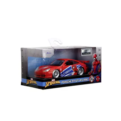 JADA MARVEL MASINUTA METALICA SPIDER MAN PORSCHE 911 GT3 RS SCARA 1 LA 32 VIV253222020