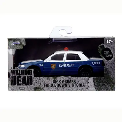 JADA THE WALKING DEAD RICK CRIMES MASINUTA METALICA FORD CROWN VICTORIA SCARA 1:32 VIV253252057