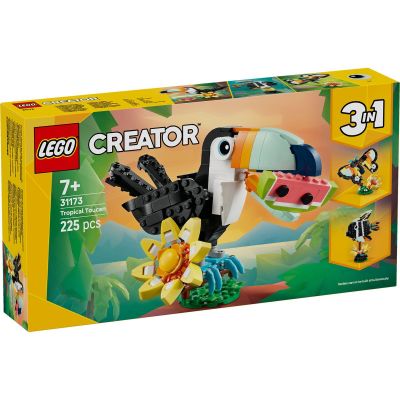 LEGO CREATOR ANIMALE SALBATICE TUCAN TROPICAL 31173 VIVLEGO31173