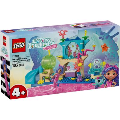 LEGO GABBYS DOLLHOUSE FILMUL AVENTURILE IN ACVARIU ALE SIRENEI GABBY 11204 VIVLEGO11204