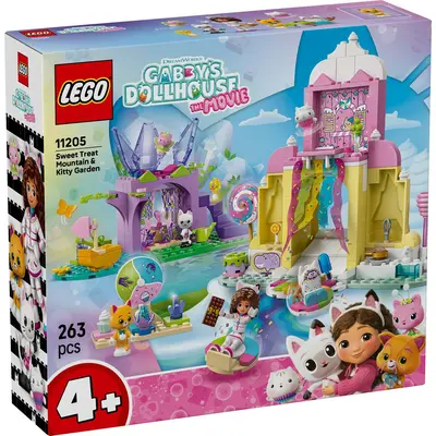 LEGO GABBYS DOLLHOUSE FILMUL MUNTELE DE DULCIURI SI GRADINA LUI KITTY 11205 VIVLEGO11205
