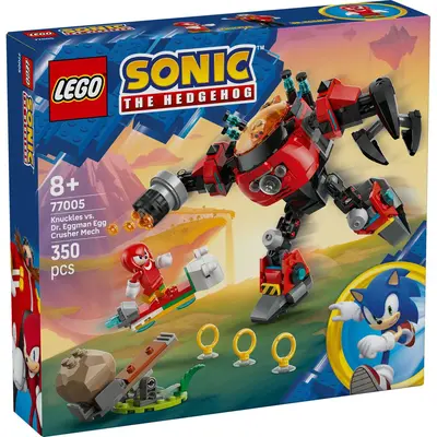 LEGO SONIC KNUCKLES VS DR EGGMAN SI ROBOTUL EGG CRUSHER 77005 VIVLEGO77005