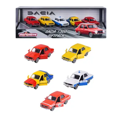 MAJORETTE DACIA 1300 SET 5 MASINUTE METALICE SCARA 1:64 VIV212052013SRO