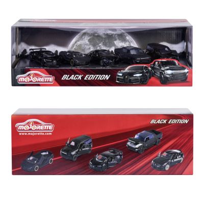 MAJORETTE SET 5 MASINUTE BLACK EDITION 2.0 GIFTPACK VIV212053191