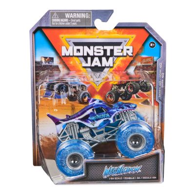 MONSTER JAM MASINUTA METALICA MEGALODON MOV SCARA 1 LA 64 VIV6044941_20150164