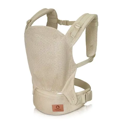 Marsupiu ergonomic, Lionelo, Margareet Air, 3 pozitii de purtare, Certificat de Institutul International pentru Displazie de Sold, 4 luni+, Pana la 20 Kg, Material respirabil 3D Air Mesh, Catarama dubla de siguranta, Bej BYNLO-MARGAREET_AIR_BEIGE