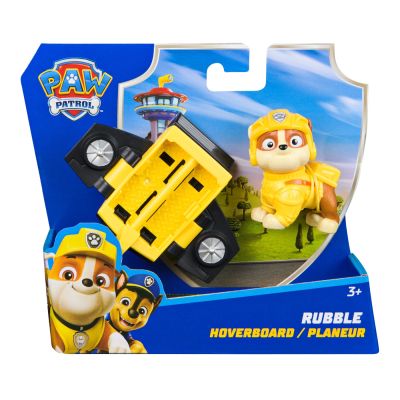 PATRULA CATELUSILOR ACTION PUPS SET VEHICUL DE SALVARE HOVERBOARD SI FIGURINA RUBBLE 5 CM VIV6071503_20149606