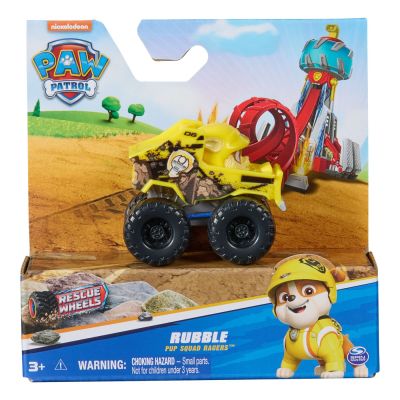 PATRULA CATELUSILOR PUP SQUAD RACERS RESCUE WHEELS VEHICUL METALIC RUBBLE SCARA 1:55 VIV6067086_20146975