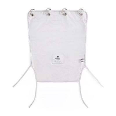 Parasolar textil, Petite&Mars, Din Bumbac, Pentru soare si vant, Universal, Protectie UV SPF40+, Potrivit pentru carucioare si scaune auto, 45 × 51 cm, Champagne BYN406804
