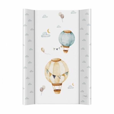 Saltea de infasat, Ceba Baby, Cu Intaritura, Pentru comode, masute de infasat si patuturi, 50x70 cm, Fara BPA, Certificata Oeko-Tex Standard 100, 0 luni+, Basic Balloons BYNW-216-000-734