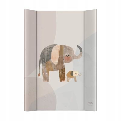 Saltea de infasat, Ceba Baby, Moale, Pentru comode si masute de infasat, 50x70 cm, Fara BPA, Certificata Oeko-Tex Standard 100, 0 luni+, Basic Elephant BYNW-102-000-781