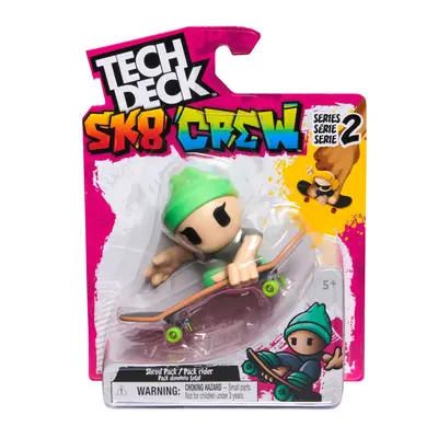 TECH DECH SK8 CREW PACHET PLACA SI FIGURINA 9.6CM SAPCA VERDE VIV6071054_20151490